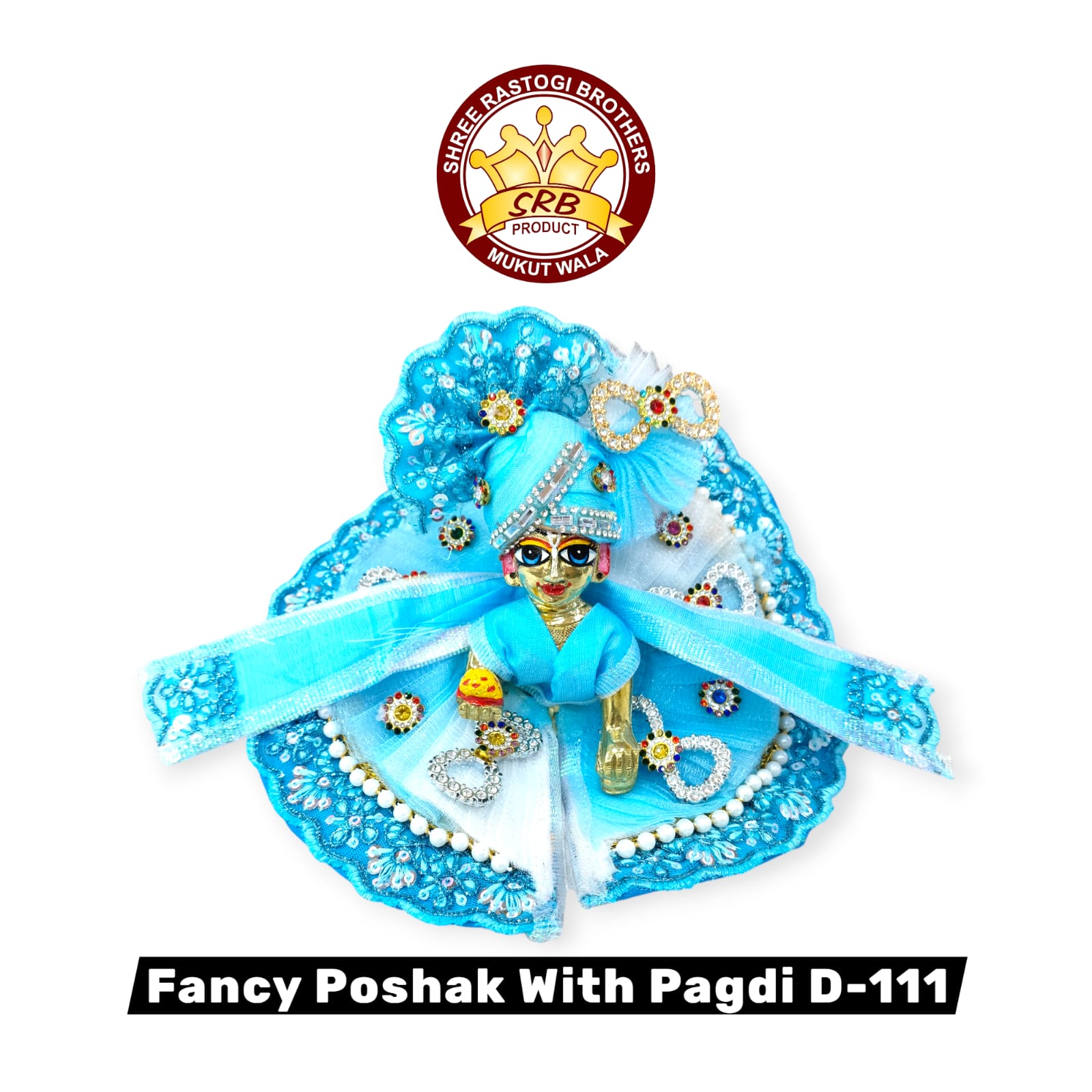 Fancy Poshak With Pagdi D-111