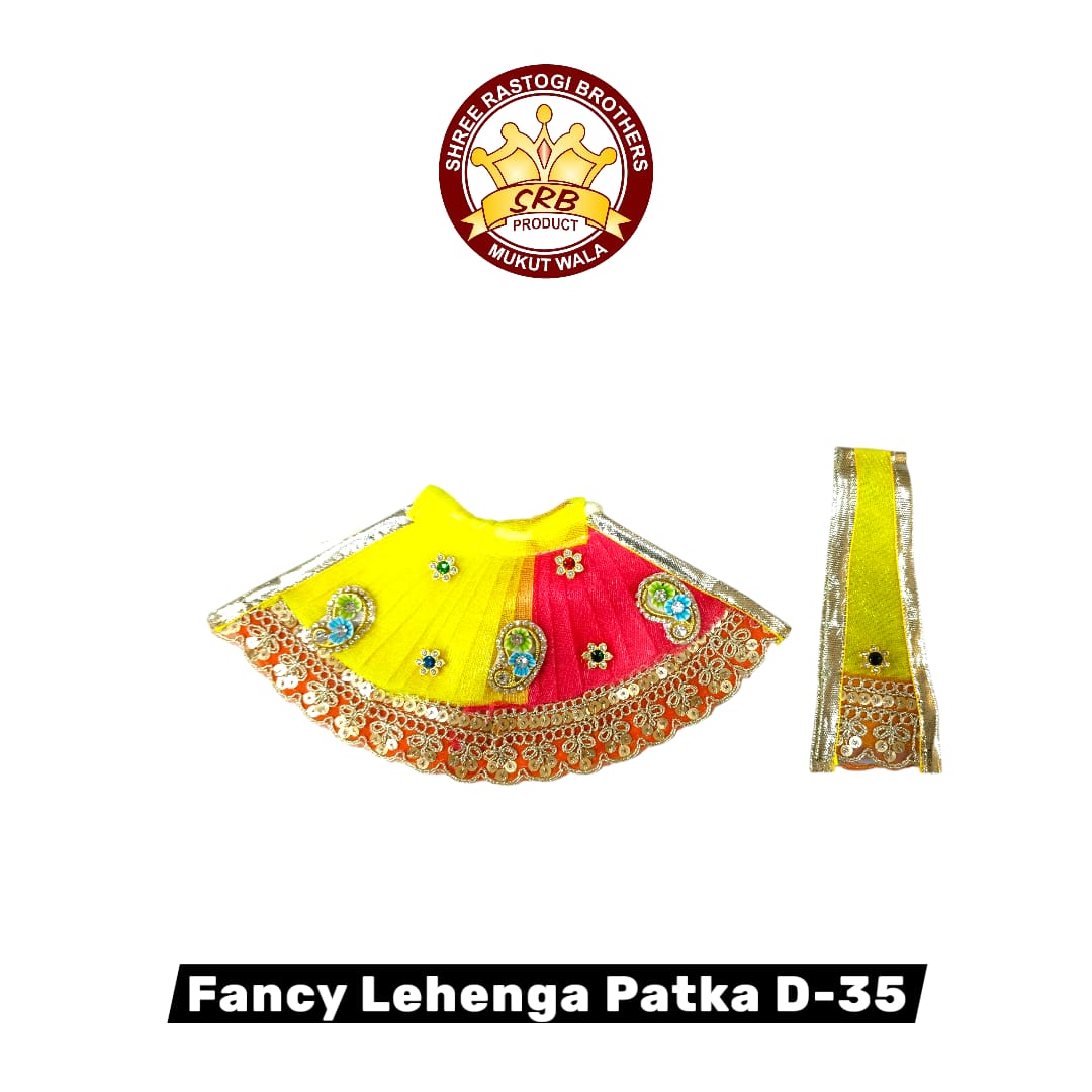 Fancy Lehenga Patka D-35