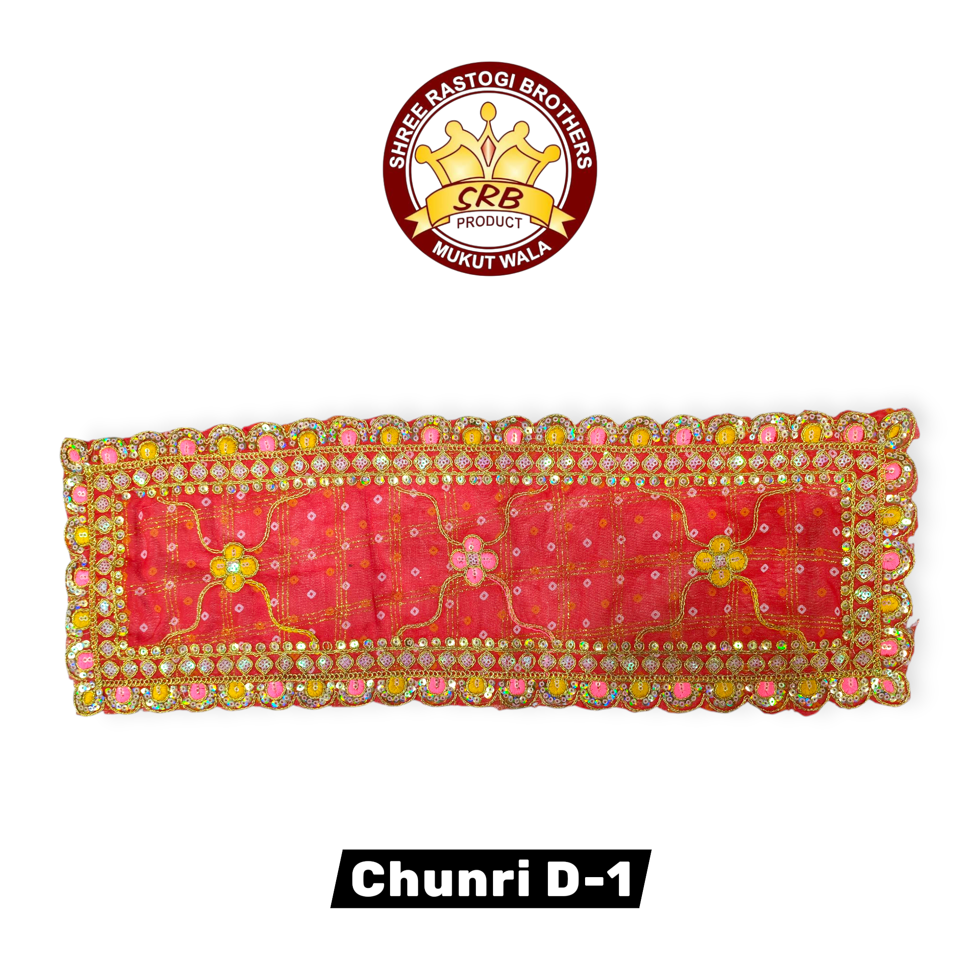 Red Color Mata Rani Chunari