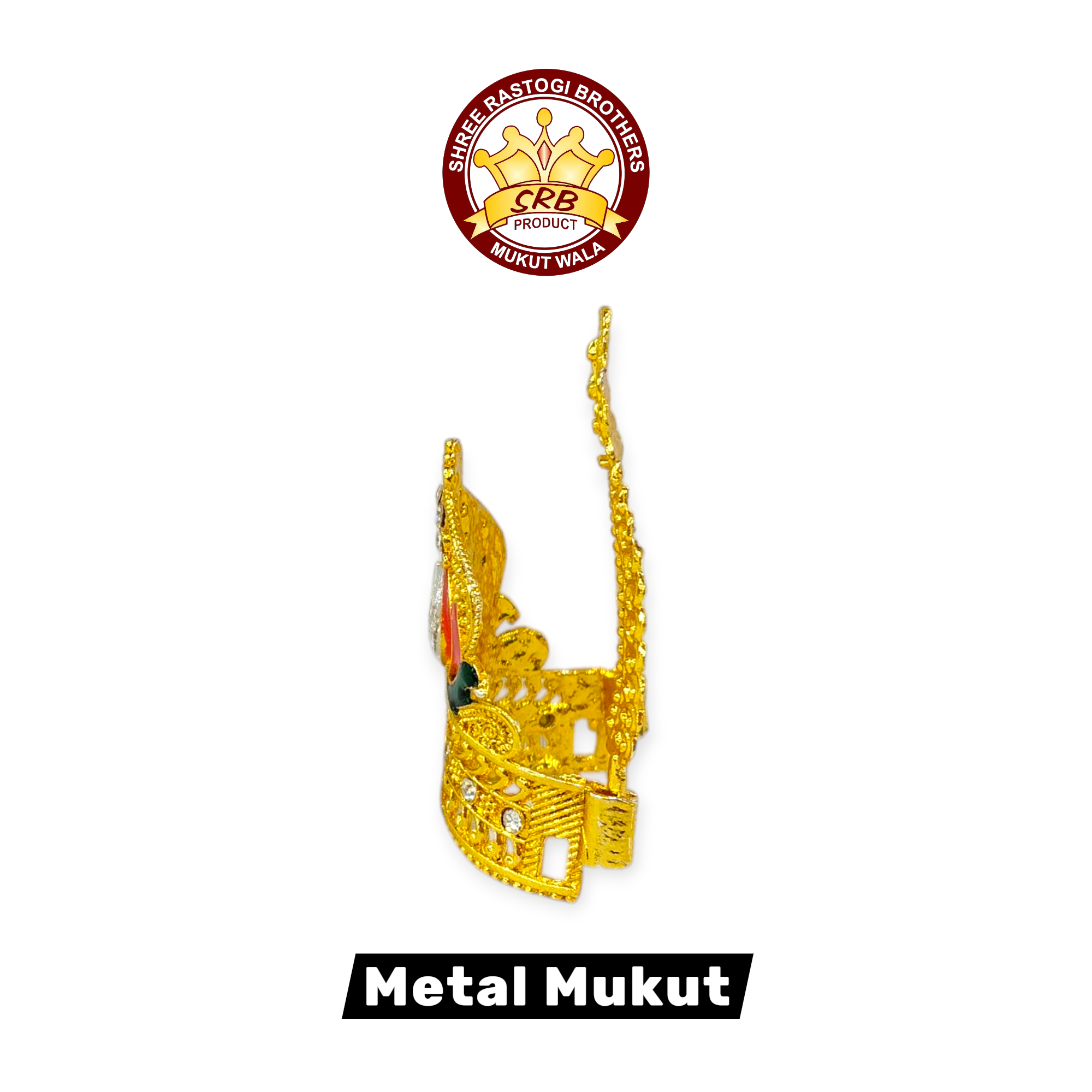 Stone Mukut / Golden Mukut For All God Idol