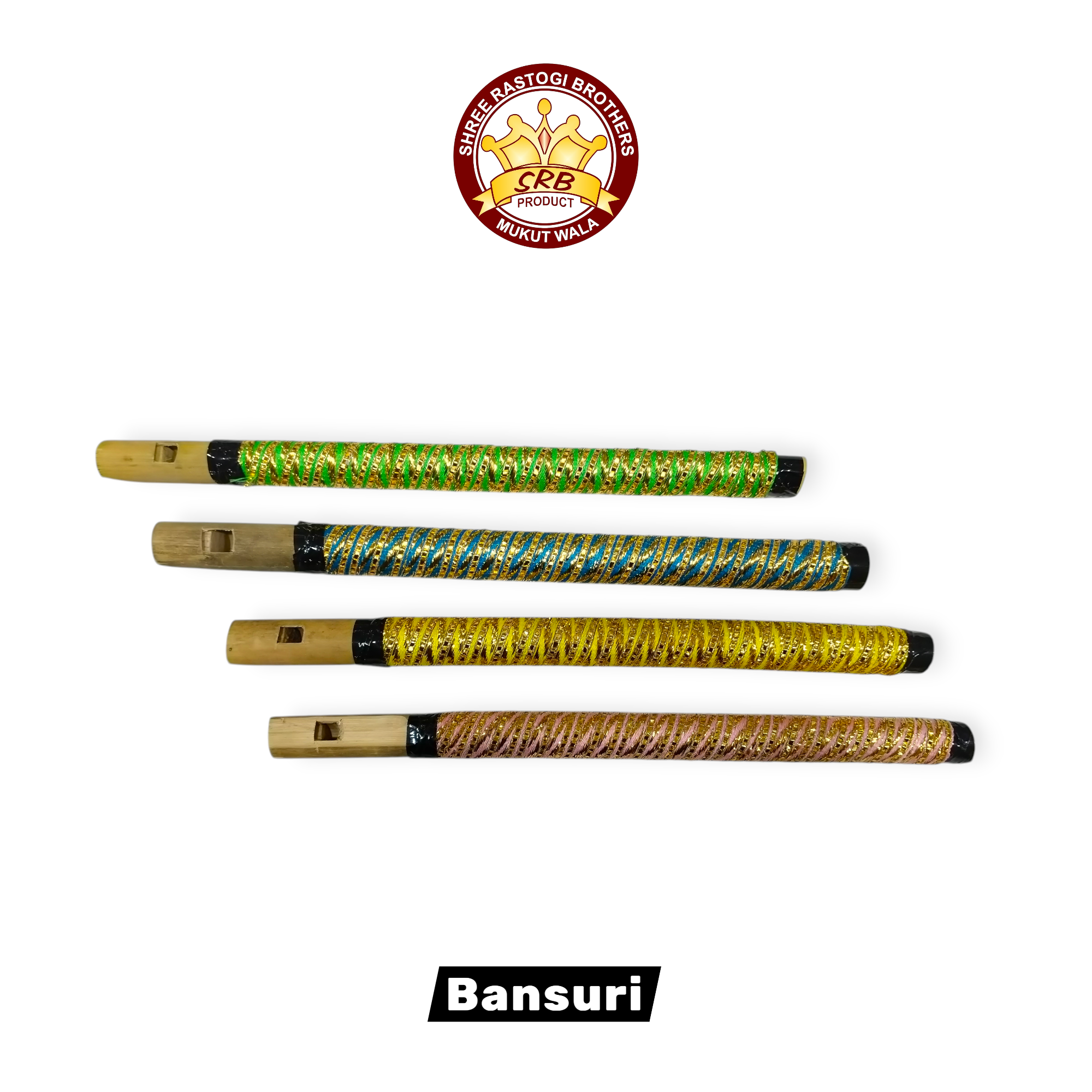 Handmade Bamboo Flute / Bansuri For Laddu Gopal & Bal Gopal