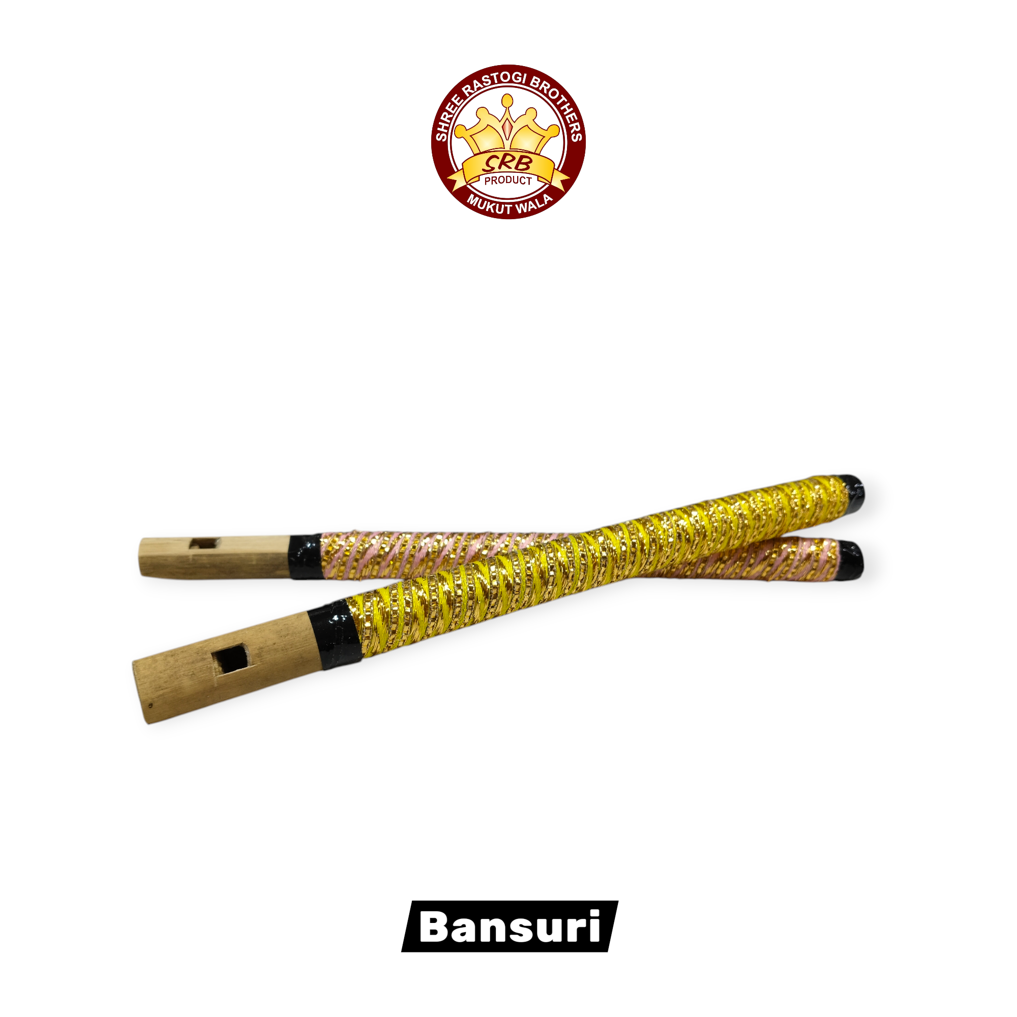 Handmade Bamboo Flute / Bansuri For Laddu Gopal & Bal Gopal