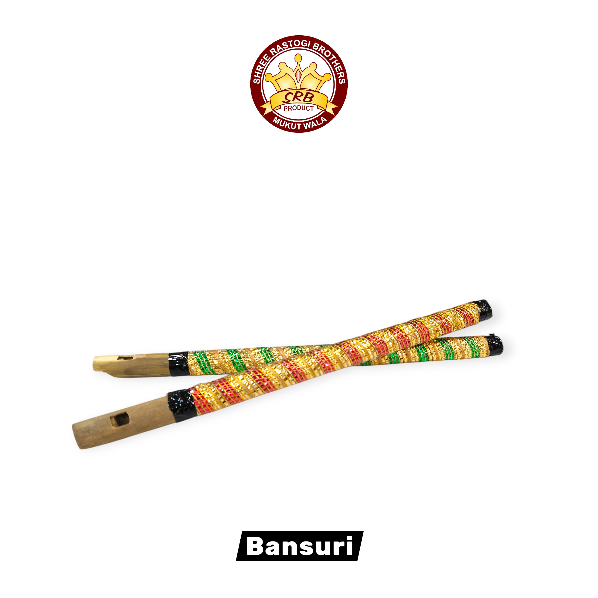 Wooden Bansuri , Bansi, Murli For Laddu Gopal & Kids