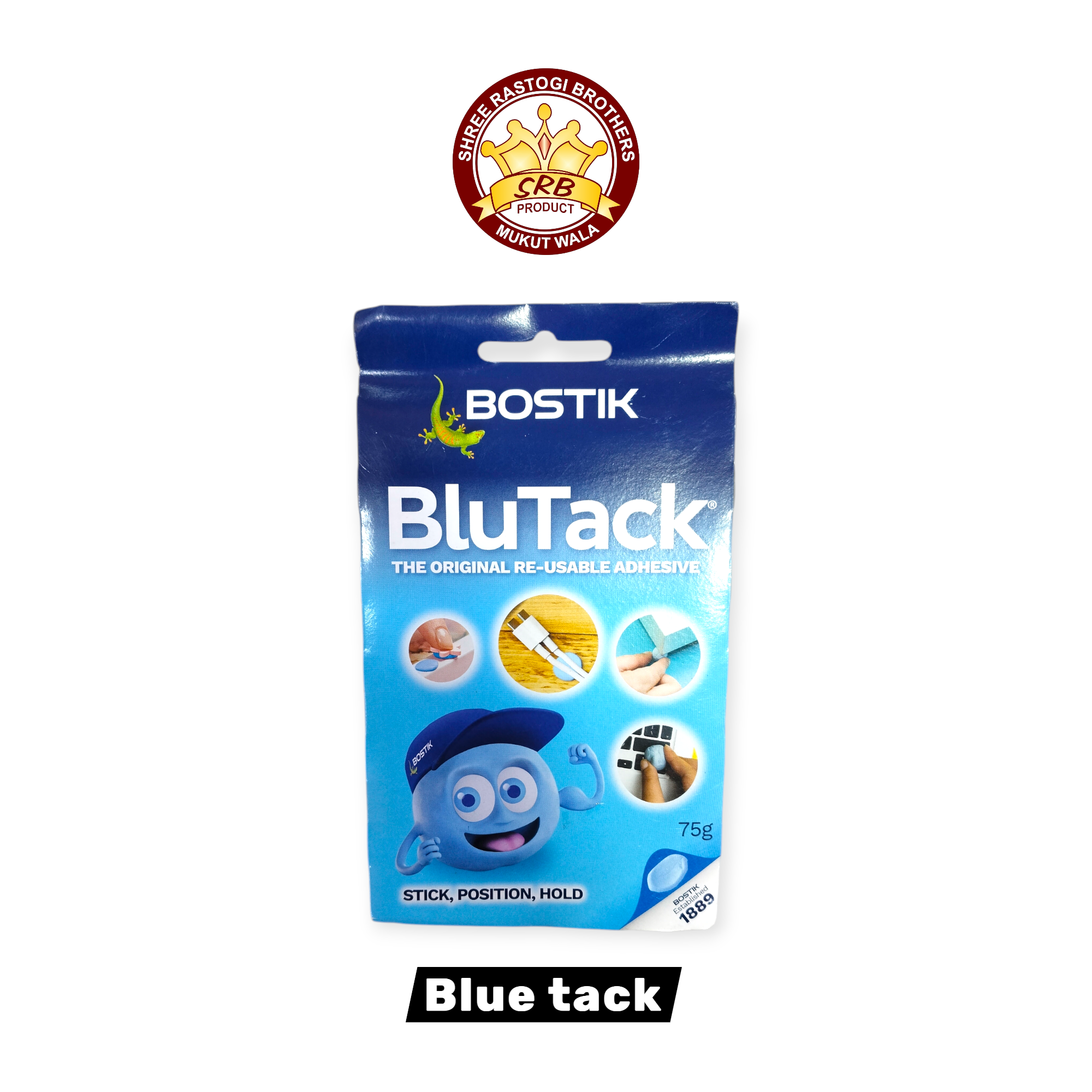 Blutack Stick Re-Usable Adhesive Five Stick In Pack