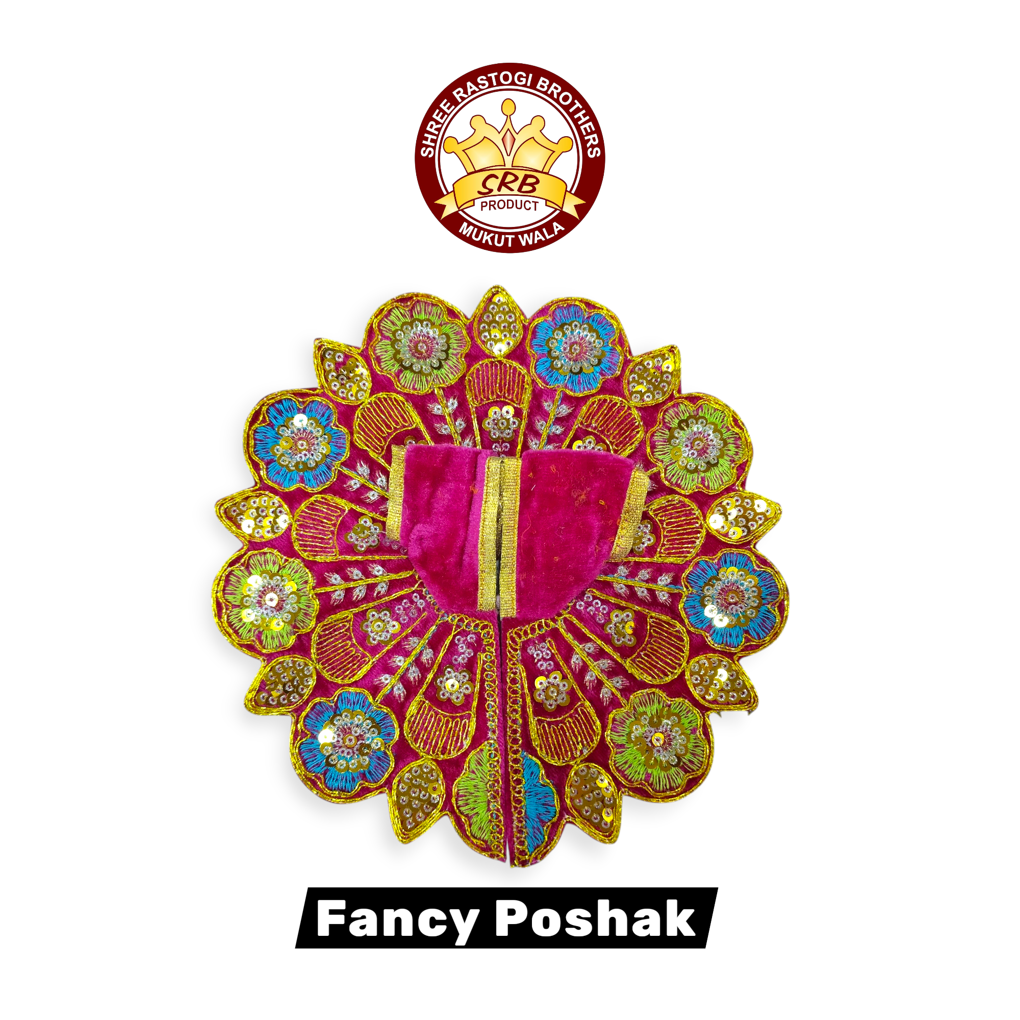 Fancy Gol Poshak For Laddu Gopal idol