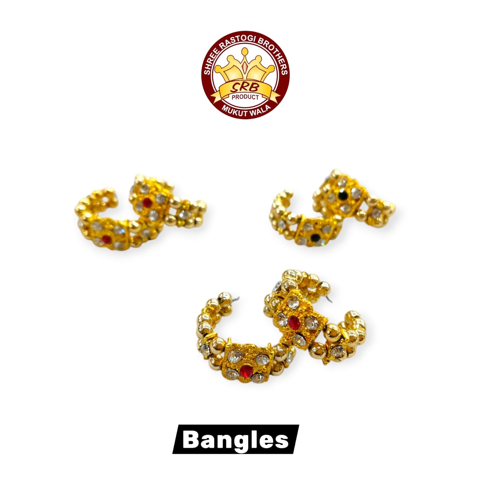 Golden Pearl Bangles For All Dieties (B-3)