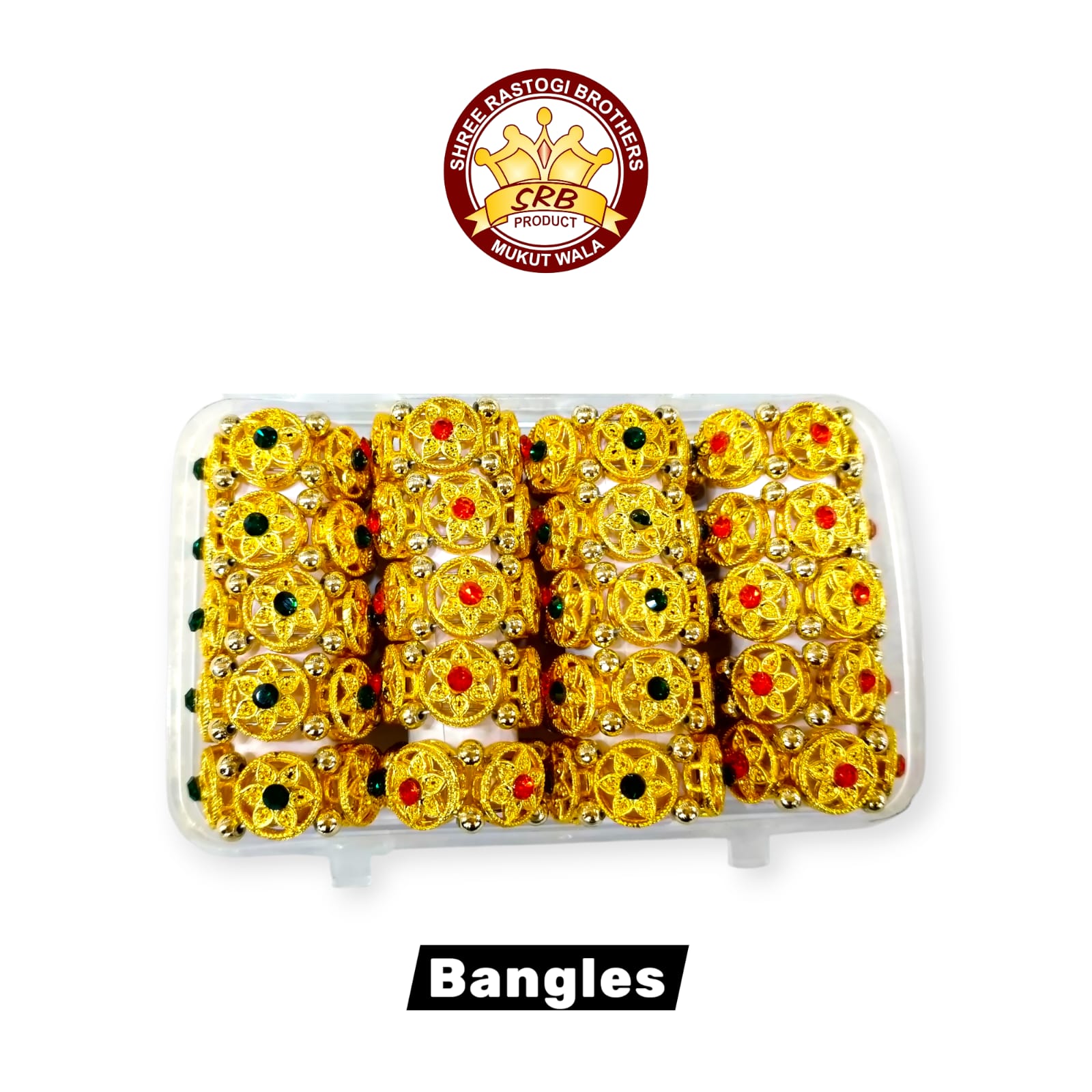 Golden Moti Bangles For Laddu Gopal (B-6)