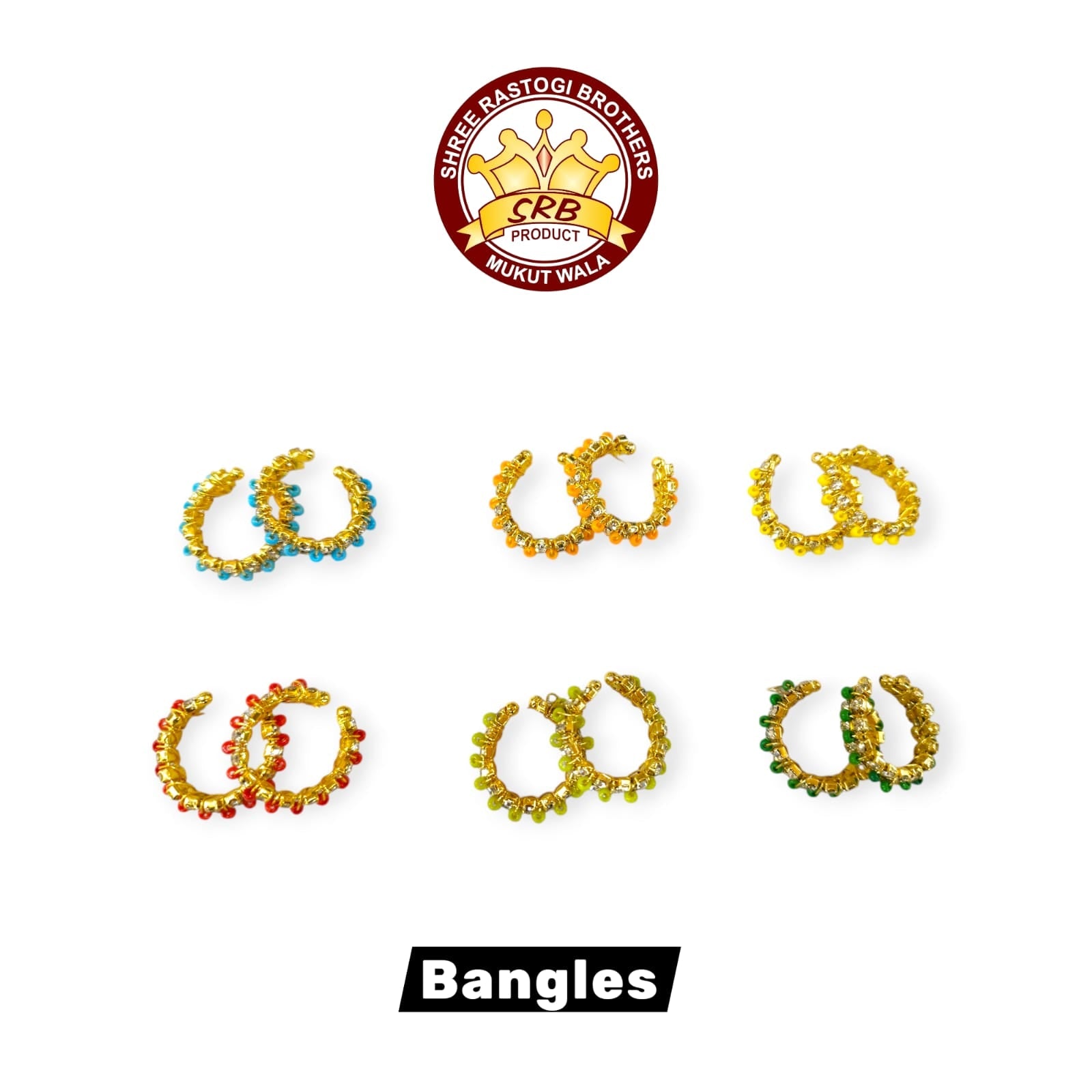 Stone Bangles For Laddu Gopal (B-8)