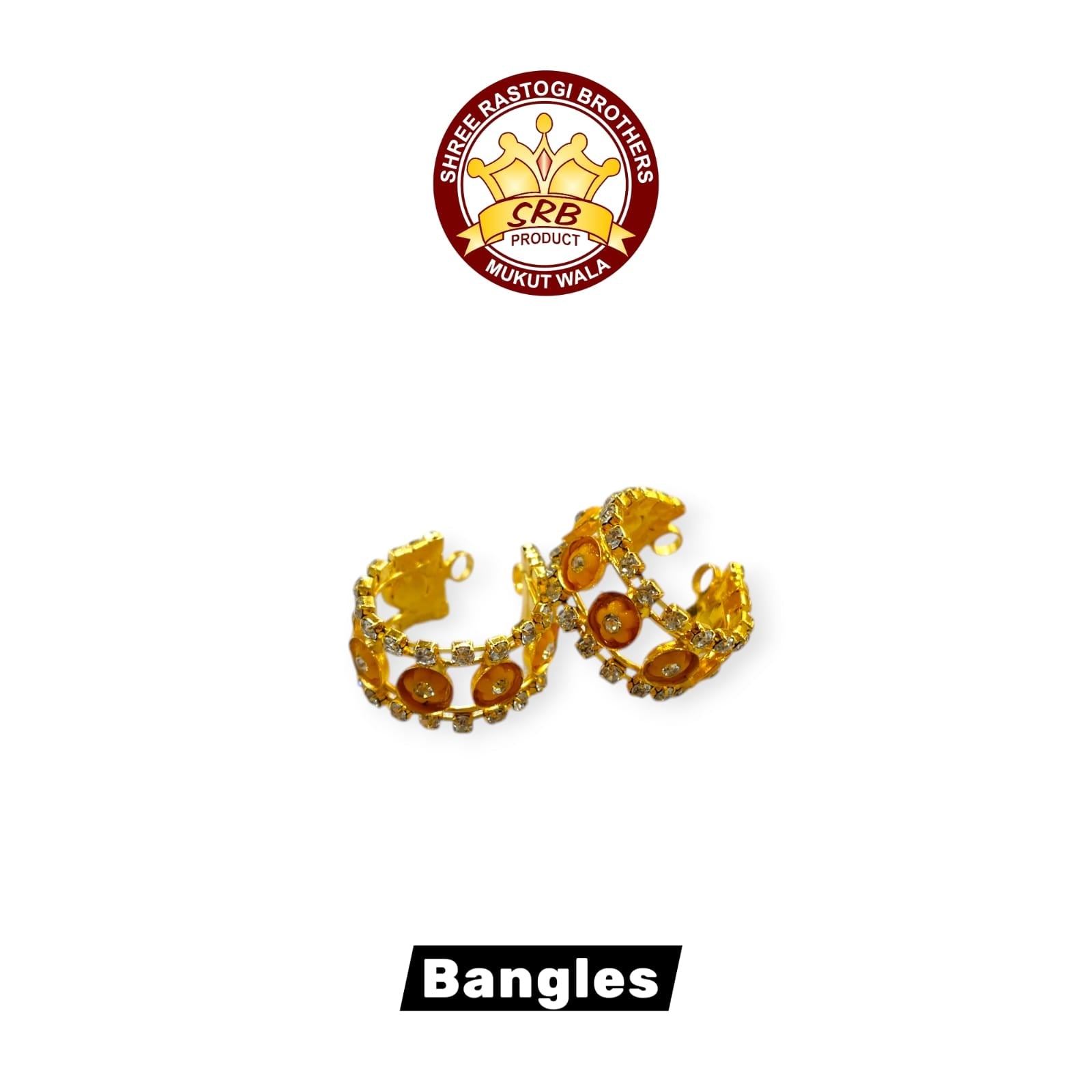 Color Ful Stone Bangles For All Deities (B-9)