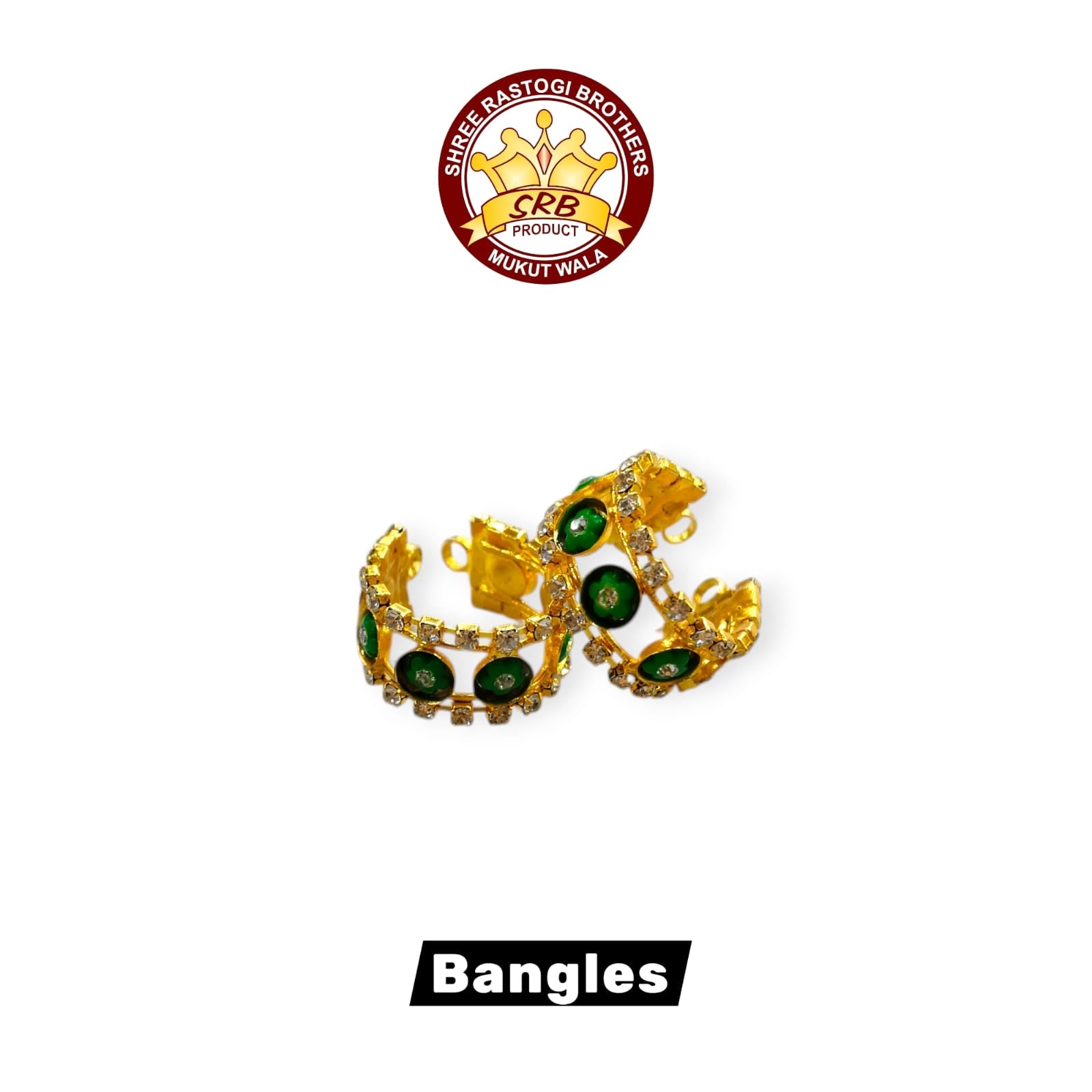 Color Ful Stone Bangles For All Deities (B-9)