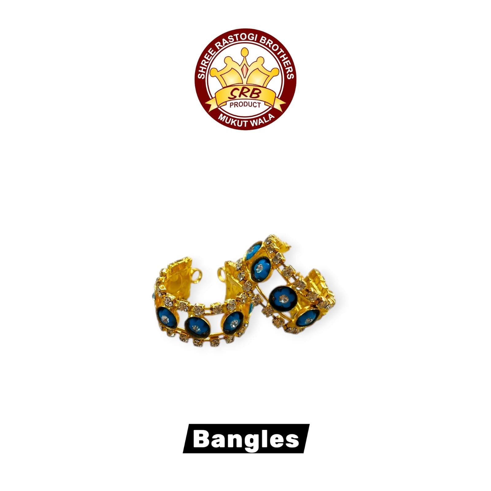 Color Ful Stone Bangles For All Deities (B-9)