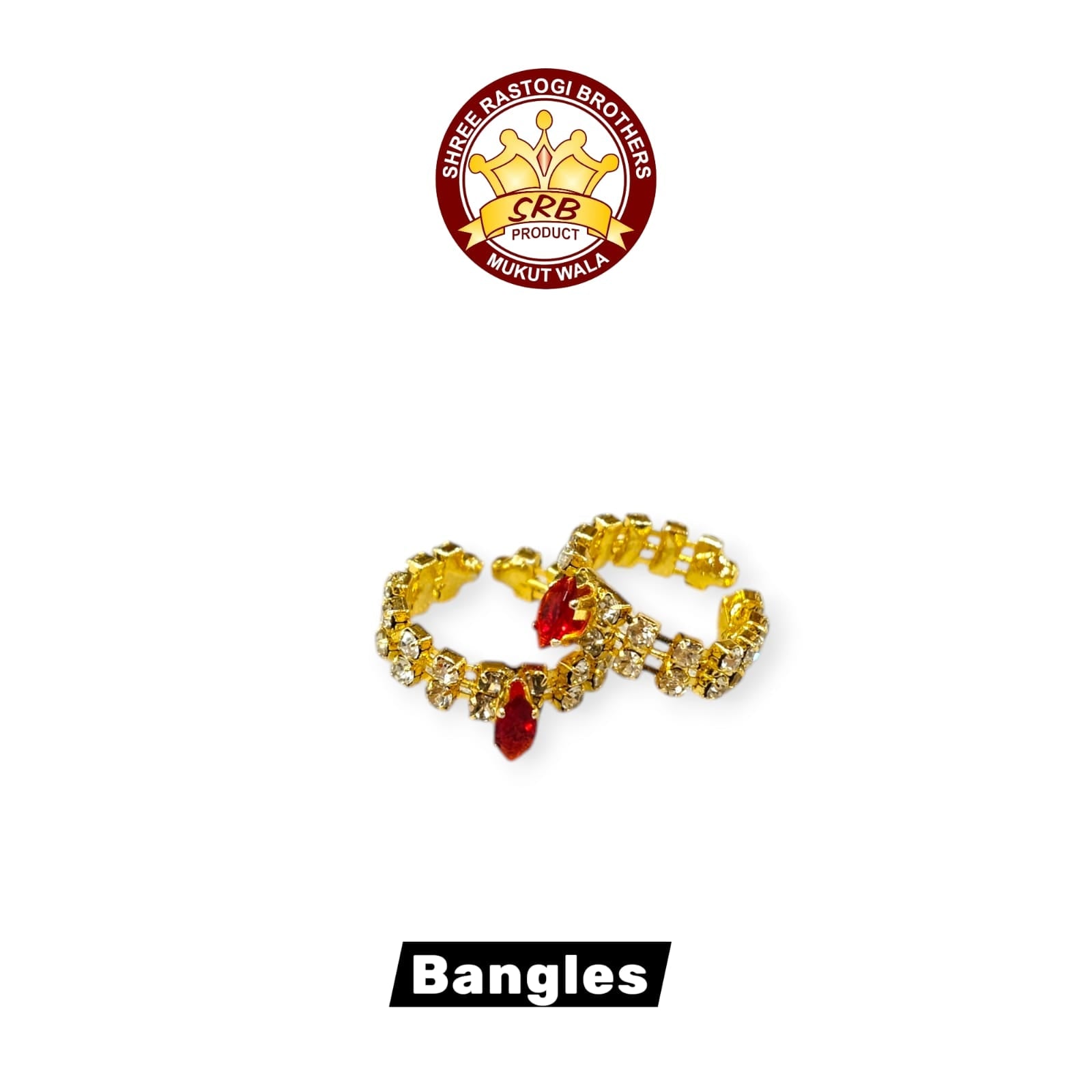 Two Layer Stone Bangles With Diamond For All Deities (SB-1)