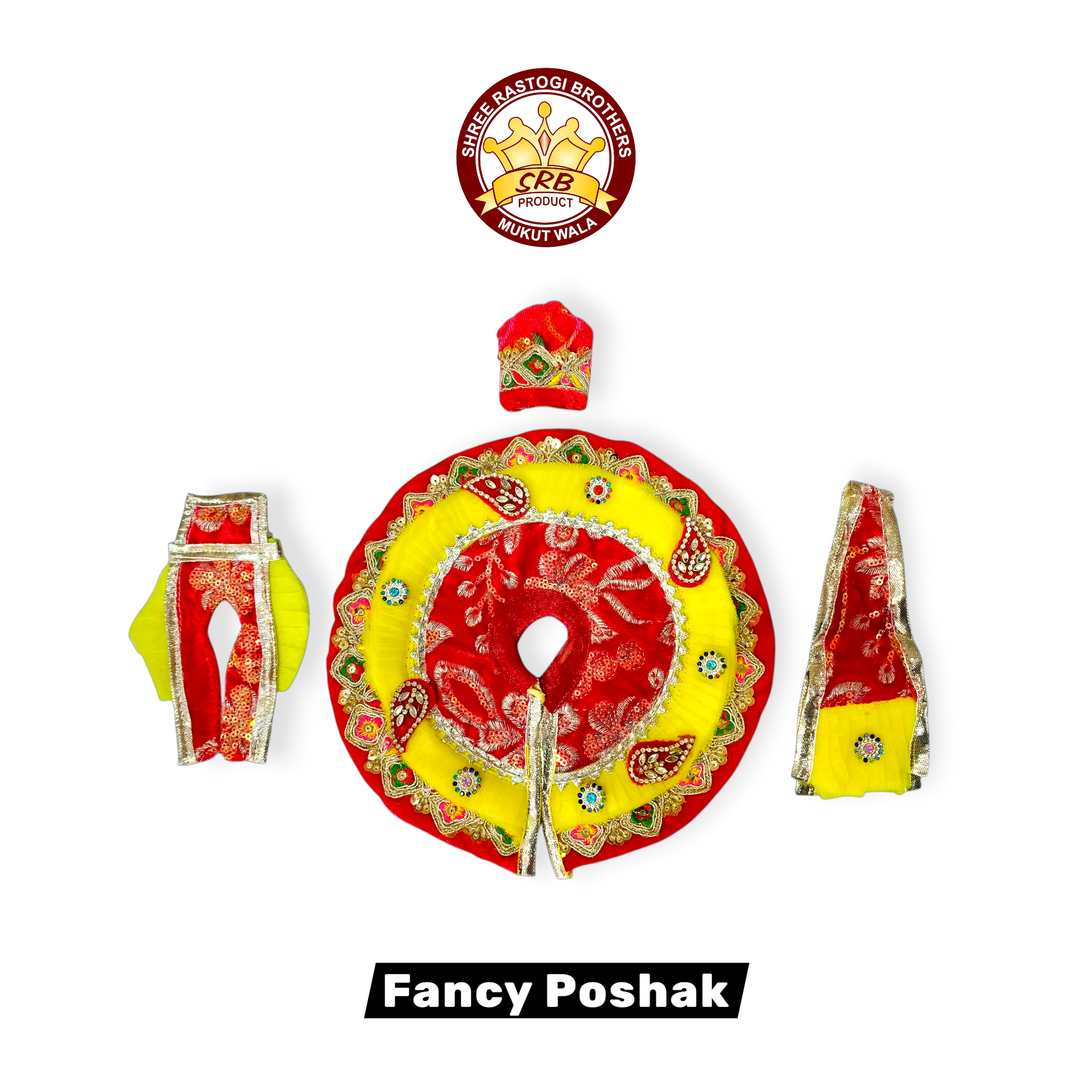 Saneel Winter Fancy Poshak With Cap For Laddu Gopal (FGP-08)