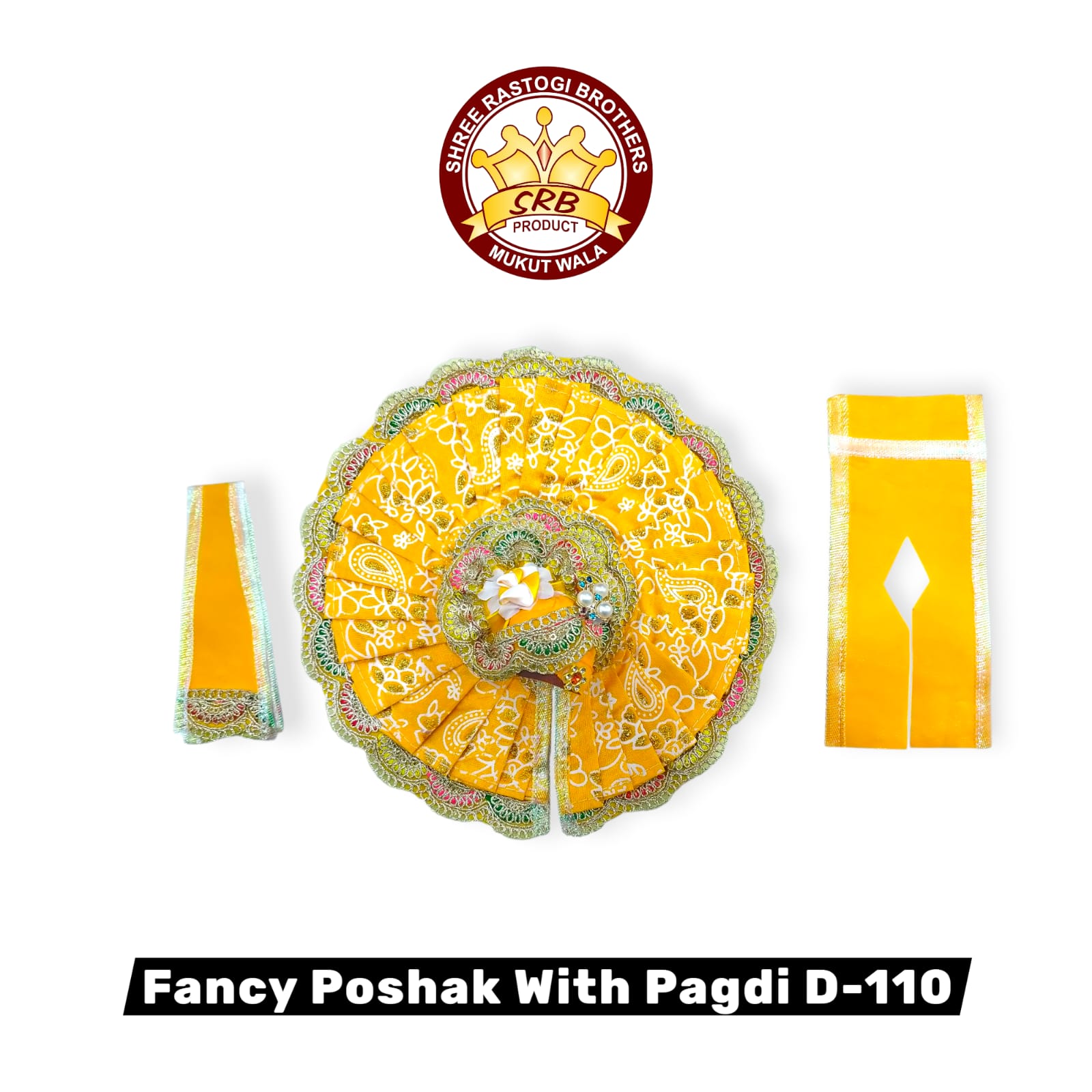 Fancy Poshak With Pagdi D-110