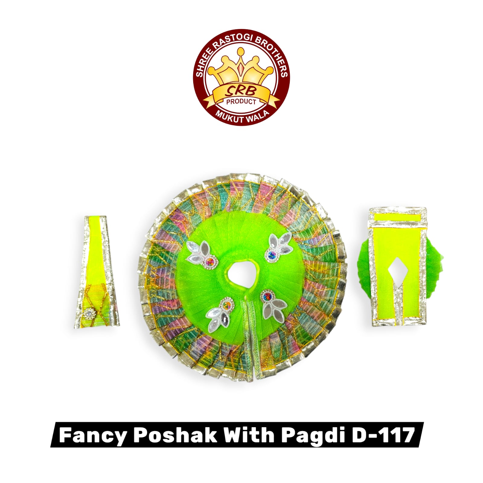 Fancy Poshak With Pagdi D-117