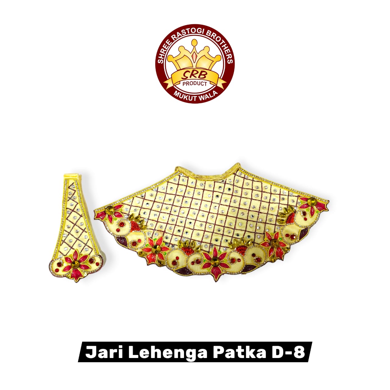 Jari Lehenga Patka D-8