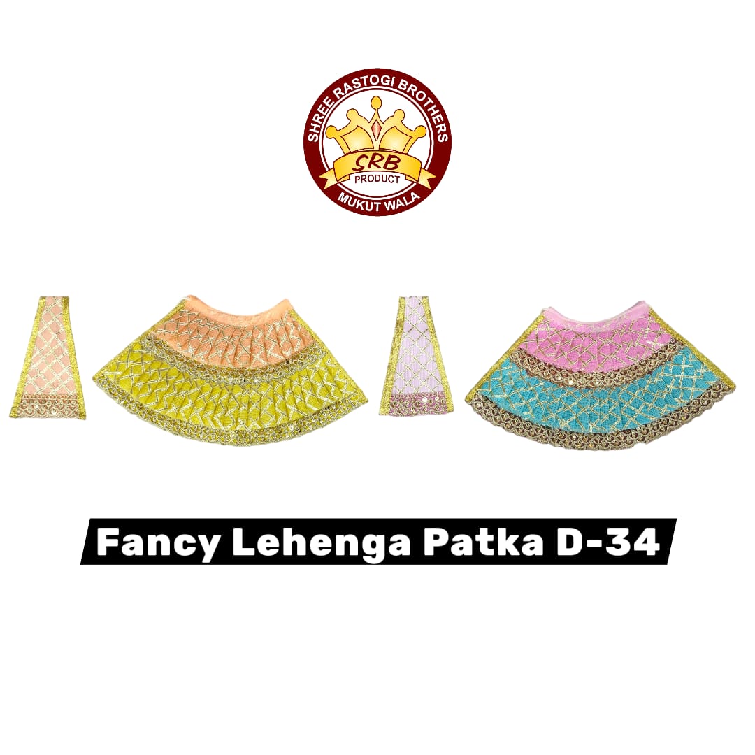 Fancy Lehenga Patka D-34