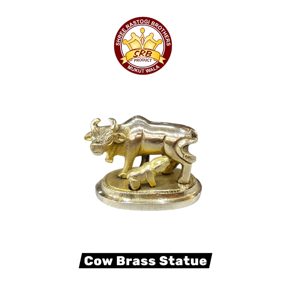 Cow Brass Statue