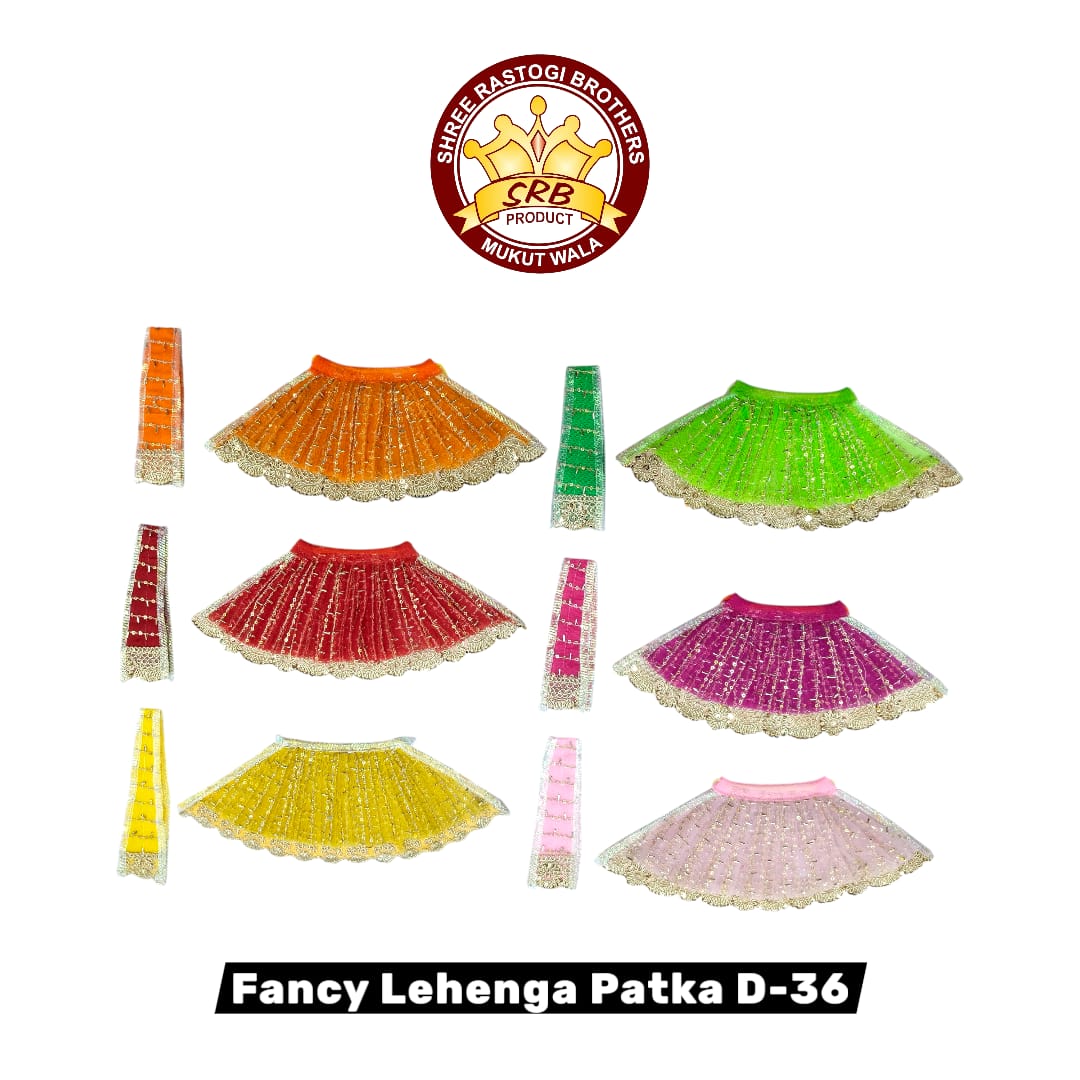 Fancy Lehenga Patka D-36