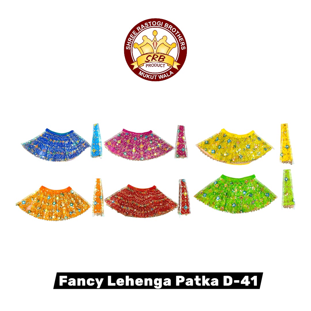 Fancy Lehenga Patka D-41