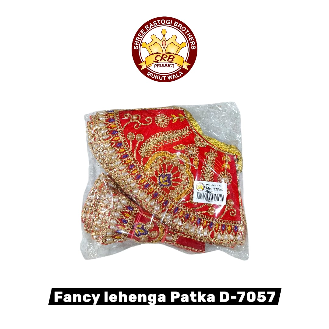 Fancy Lehenga Patka D-7057