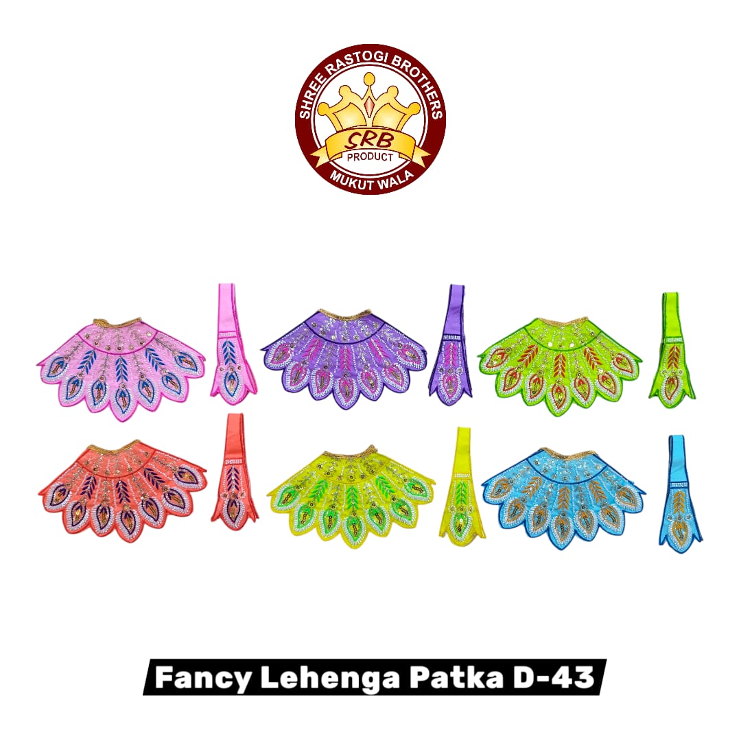 Fancy Lehenga Patka D-43