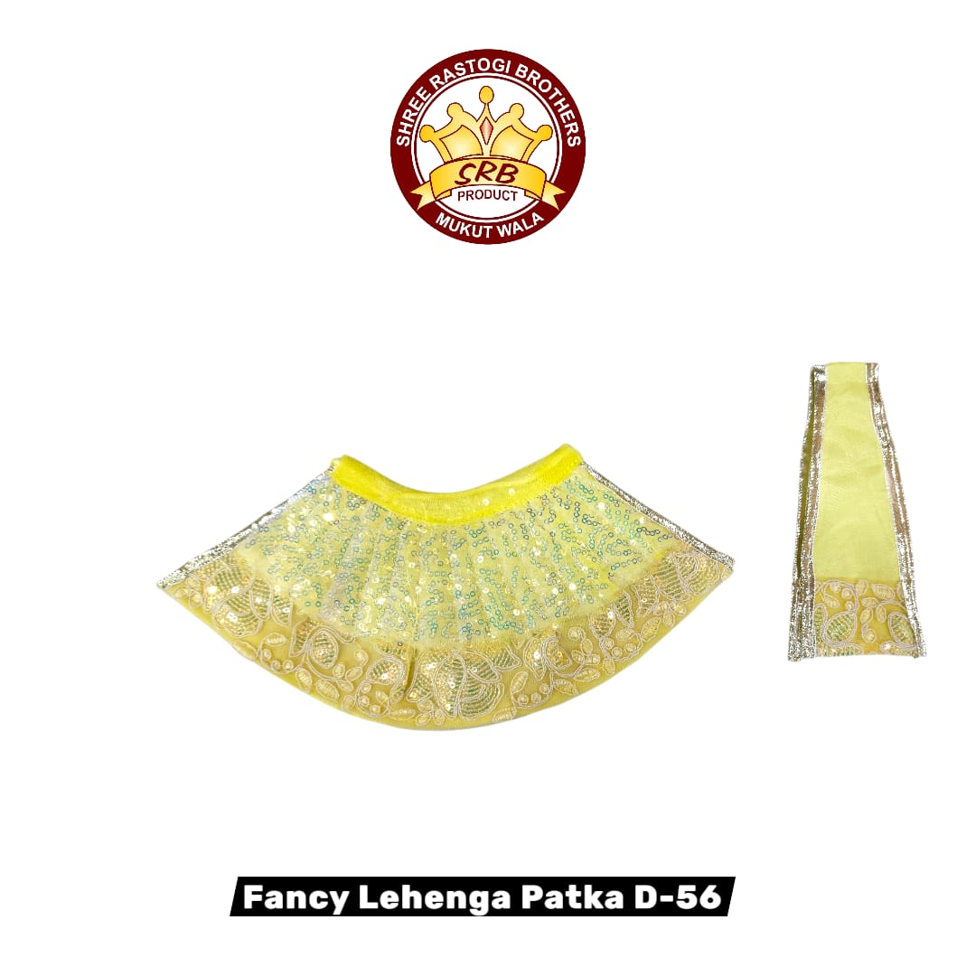 Fancy Lehenga Patka D-56