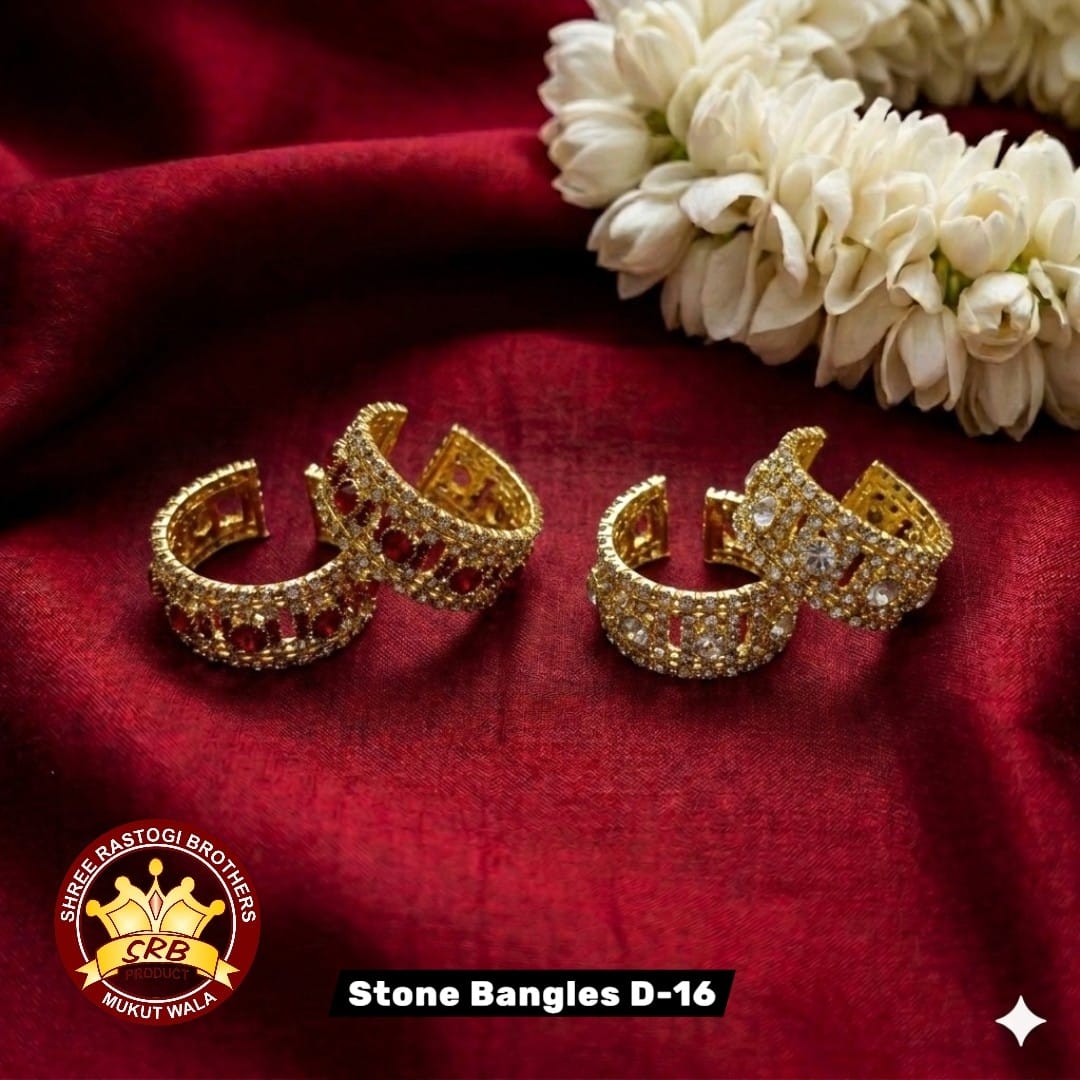 Stone Bangles D-16