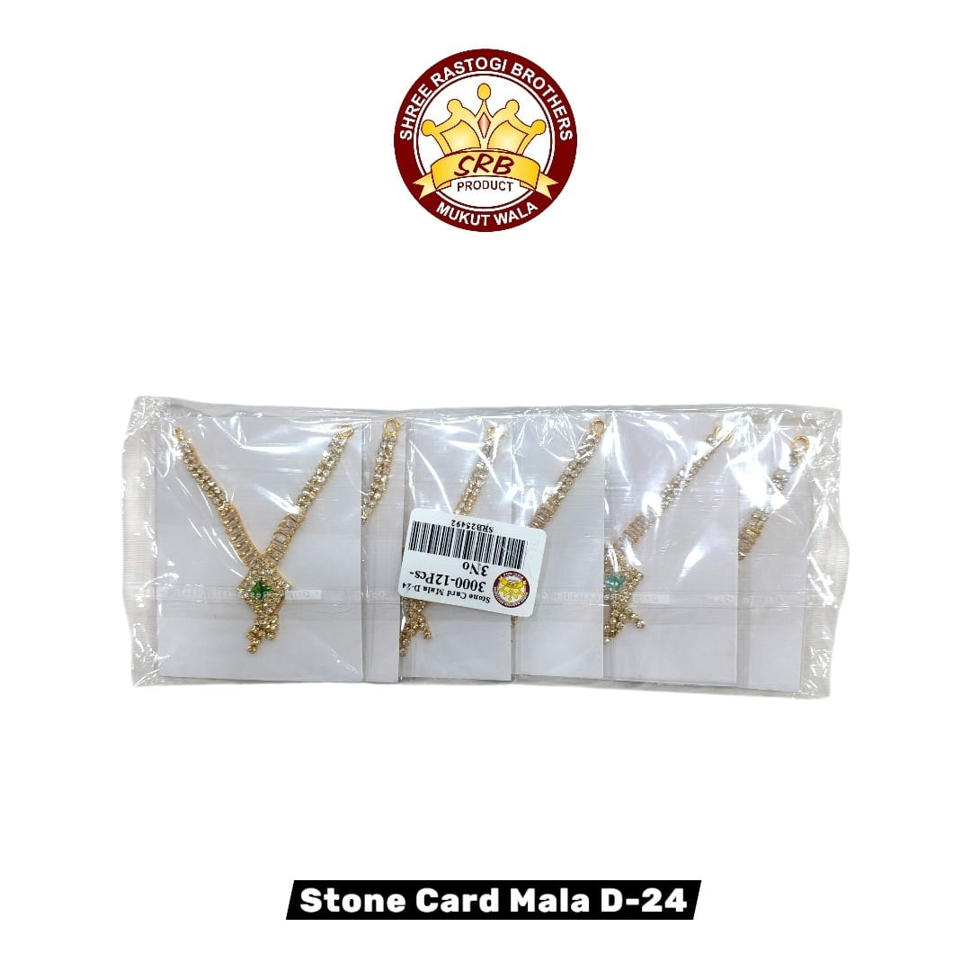 Stone Card Mala D-24