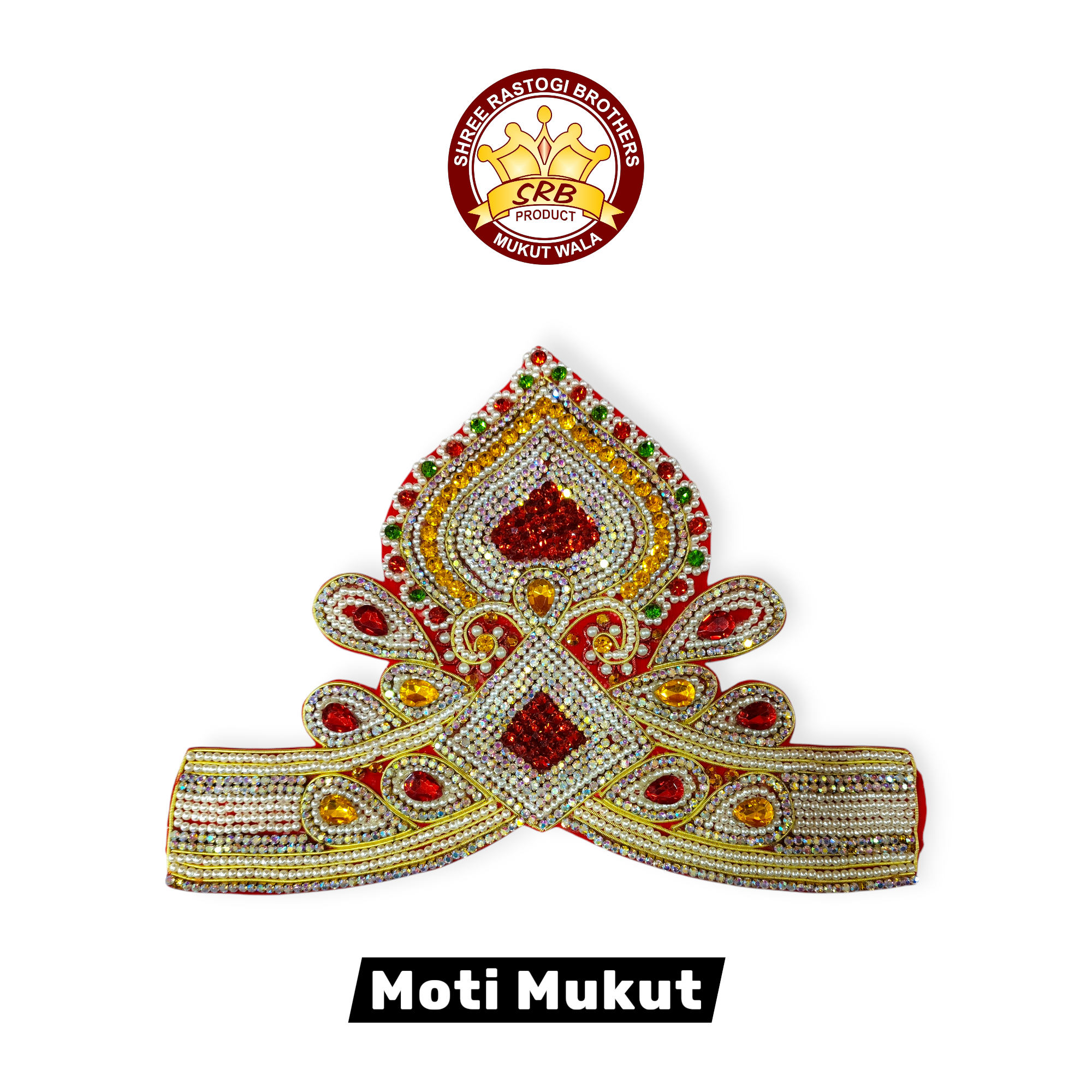 Handcrafted decorative crown for deity idols