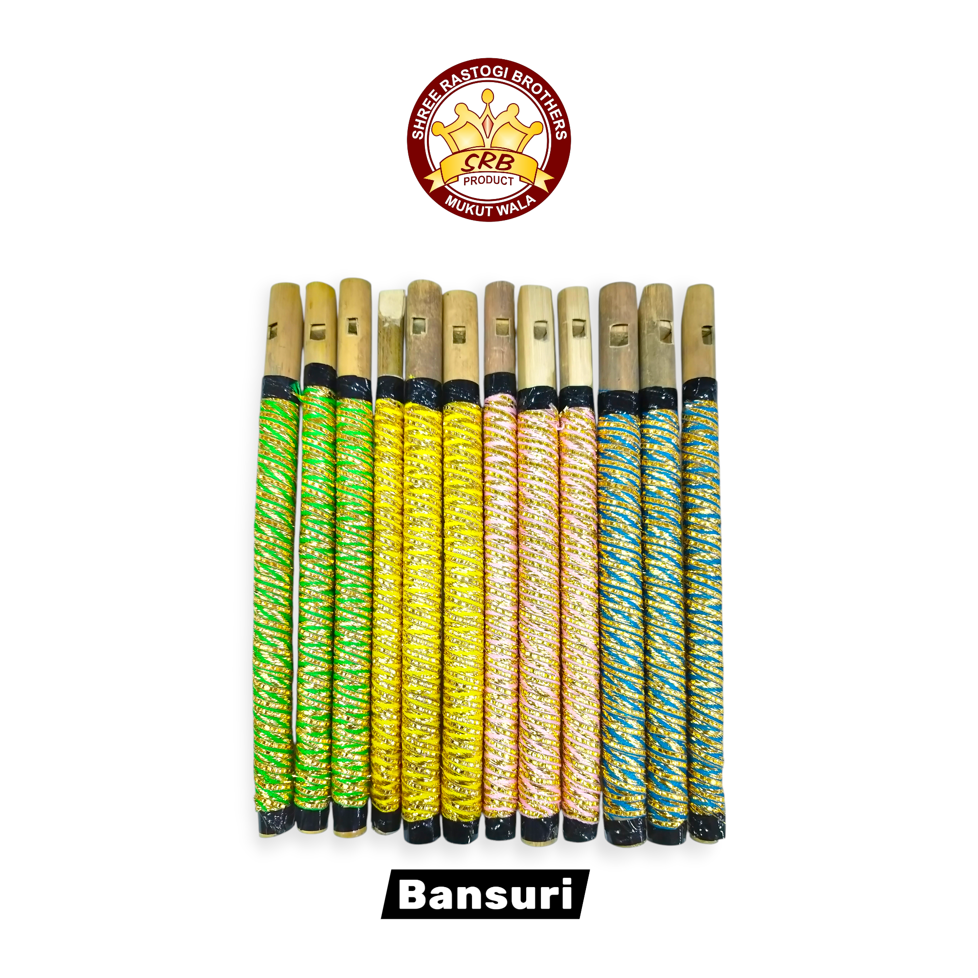 Handmade Bamboo Flute / Bansuri For Laddu Gopal & Bal Gopal