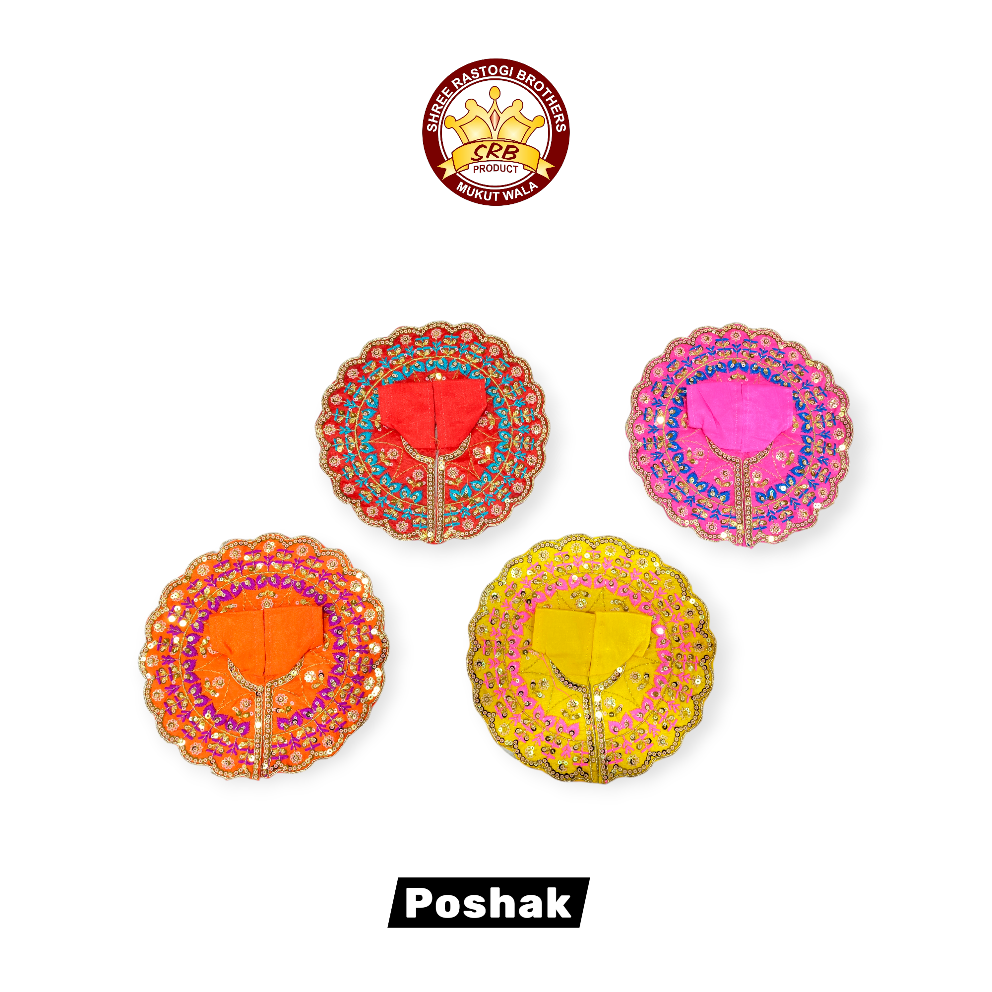Premium Beautiful Gol Poshak For Laddu Gopal (FGP-02)
