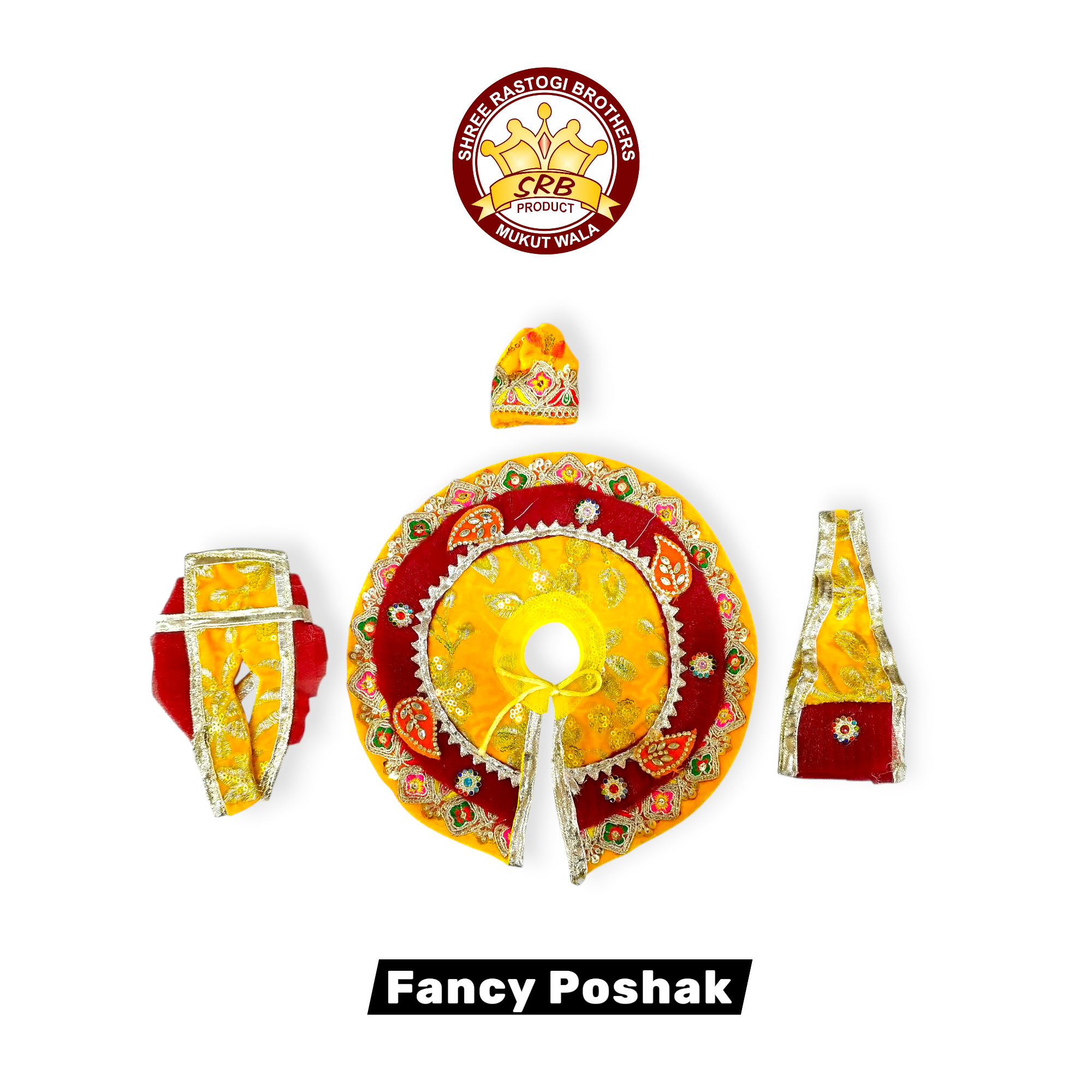 Saneel Winter Fancy Poshak With Cap For Laddu Gopal (FGP-08)