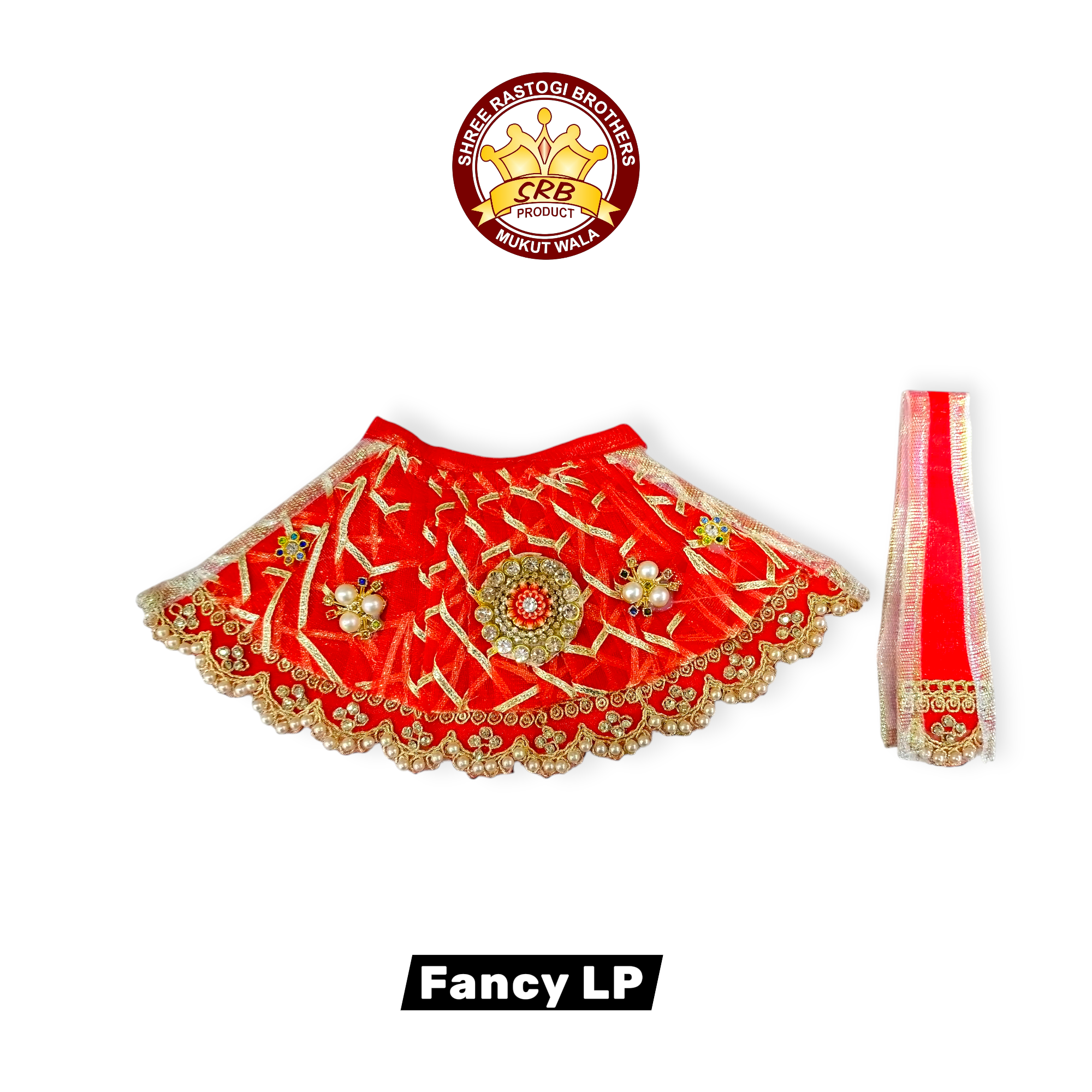 Fancy Lehenga Patka For All Goddess Idol (FLP-01)
