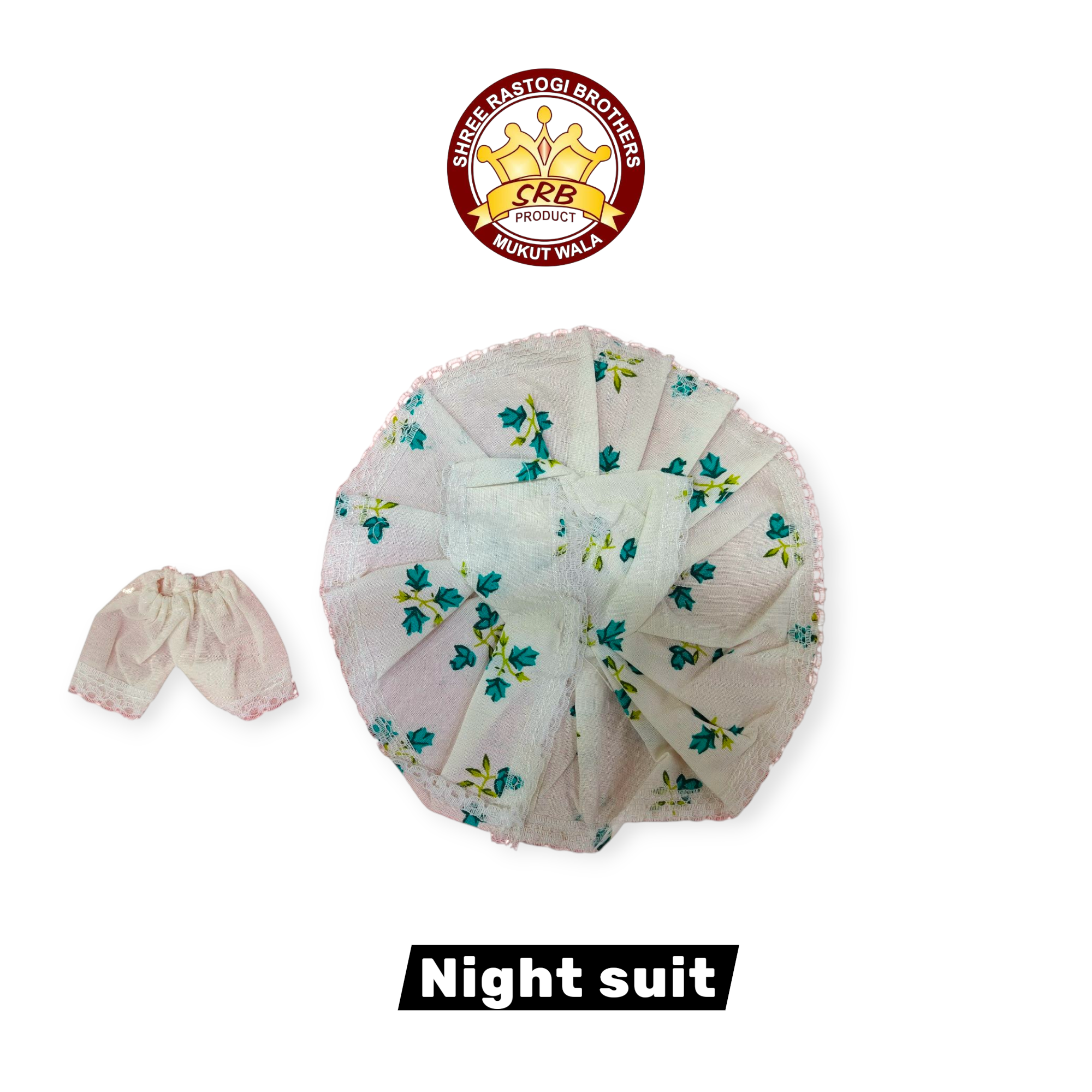 Cotton Gol Night Suit For  Laddu Gopal