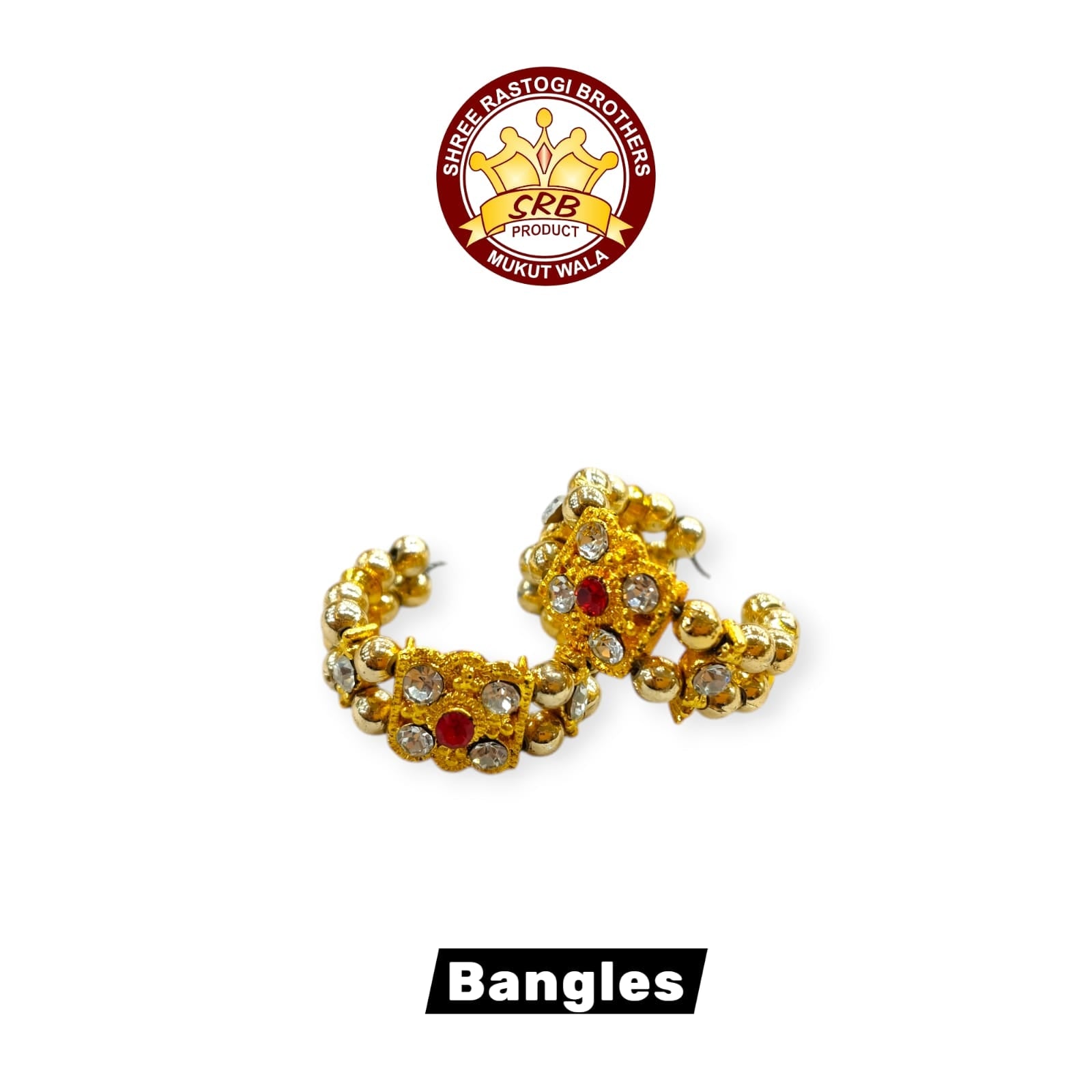 Golden Pearl Bangles For All Dieties (B-3)