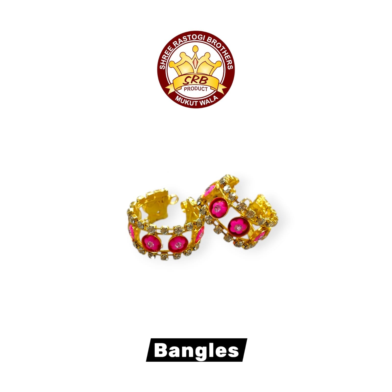 Color Ful Stone Bangles For All Deities (B-9)