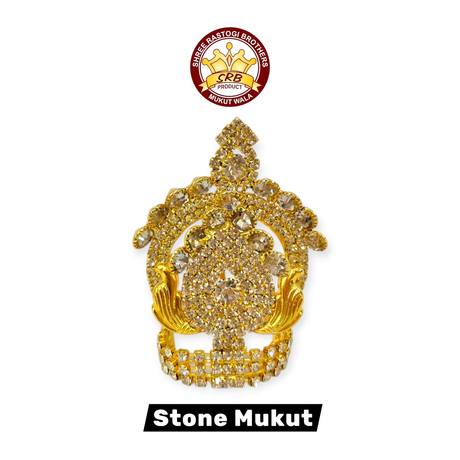 Stone Mukut For Small Deities (SM-2)